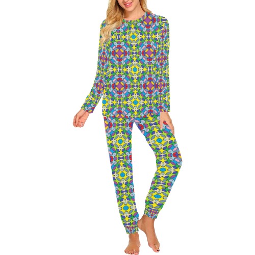 pattern (158) Women's All Over Print Pajama Set