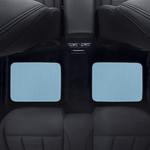 Blue Beam Back Car Floor Mat (2pcs)
