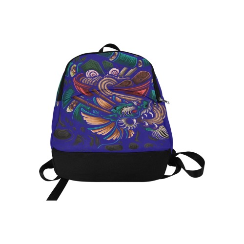 Blue dragon roll Deconstruction Fabric Backpack for Adult (Model 1659)