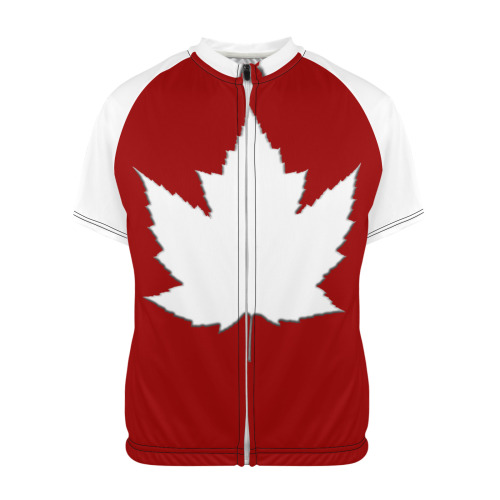 Canada Souvenir Cycling Shirts Men's Cycling Jersey (Model T77)