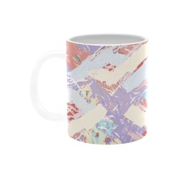 Modern abstract Mountains P White Mug(11OZ)