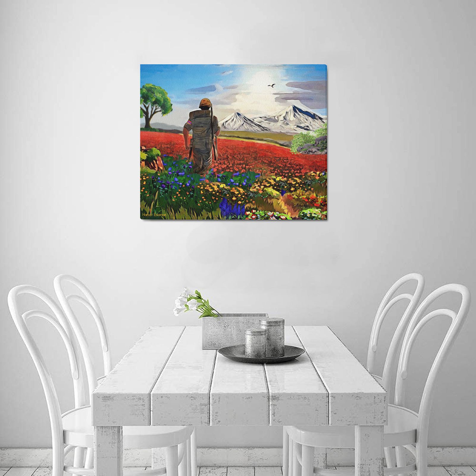 The Soldier Frame Canvas Print 24"x20"