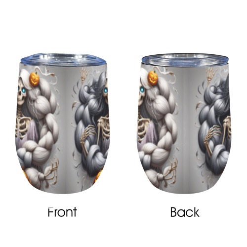 halloween_efChannel27 12oz Wine Tumbler