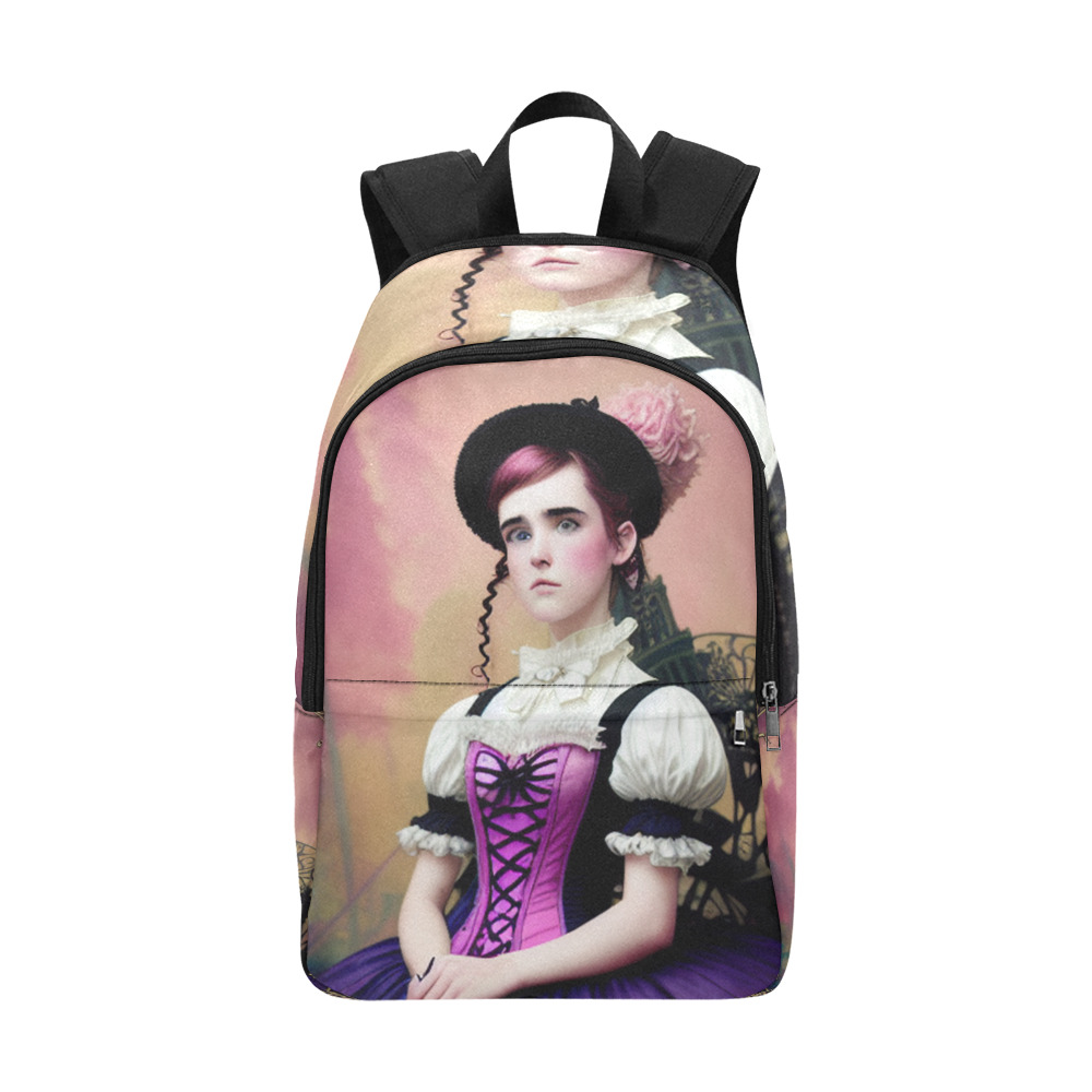 victorian girl 4 Fabric Backpack for Adult (Model 1659) | ID: D6743796