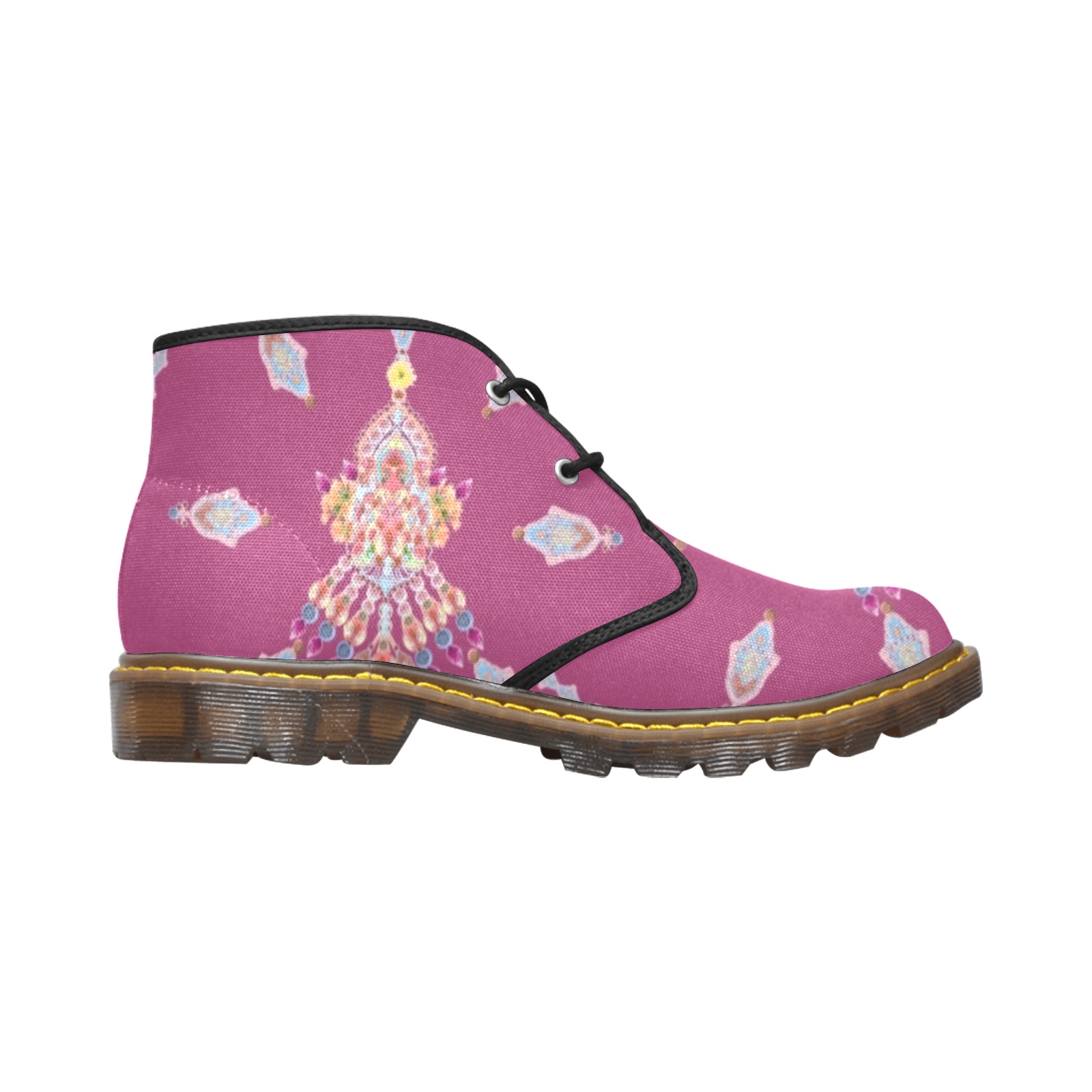BLEUETS 7 Women's Canvas Chukka Boots (Model 2402-1)