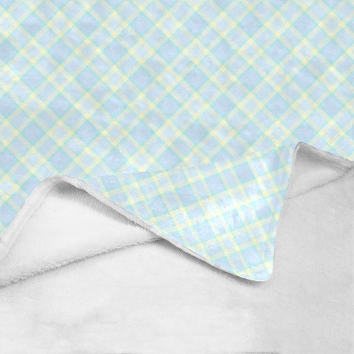 Pastel Baby Boy Plaid Ultra-Soft Micro Fleece Blanket 43"x56"