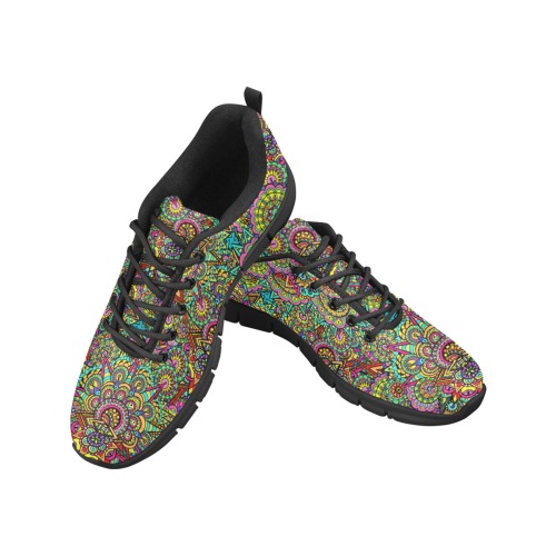 Psychic Celebration Women's Breathable Running Shoes (Model 055)