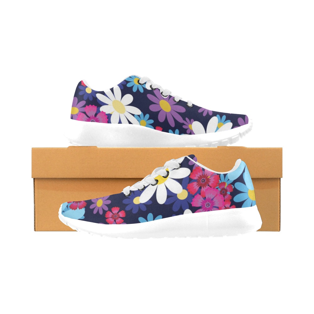 Hippy Flower Power #2 Men’s Running Shoes (Model 020)