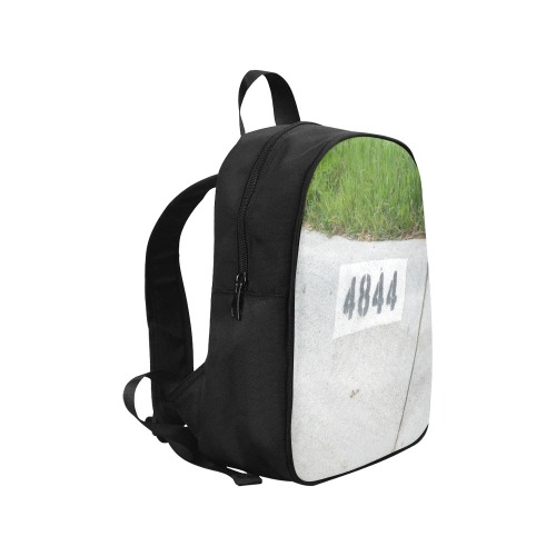 Street Number 4844 Fabric School Backpack (Model 1682) (Medium)