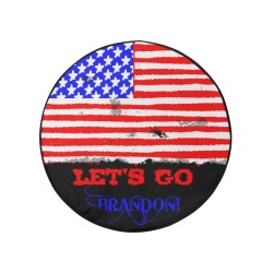 Let's Go Brandon Flag 32 32 Inch Spare Tire Cover