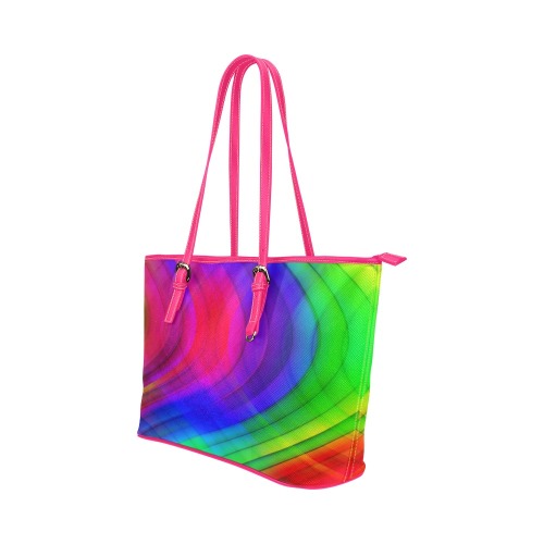 Fairlings Delight's Rainbow Collection- 53086I7 Leather Tote Bag/Large (Model 1651)