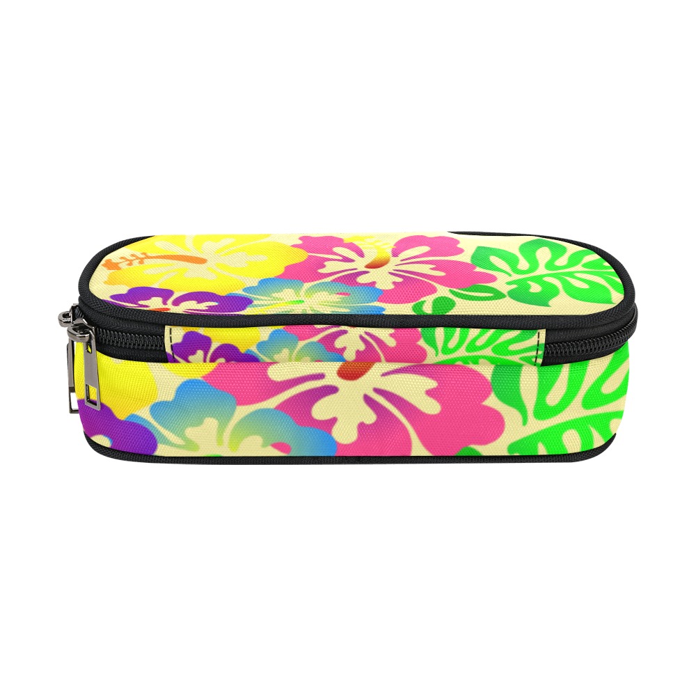 Hibiscus Hawaiian Flowers Pencil Pouch/Large (Model 1680)