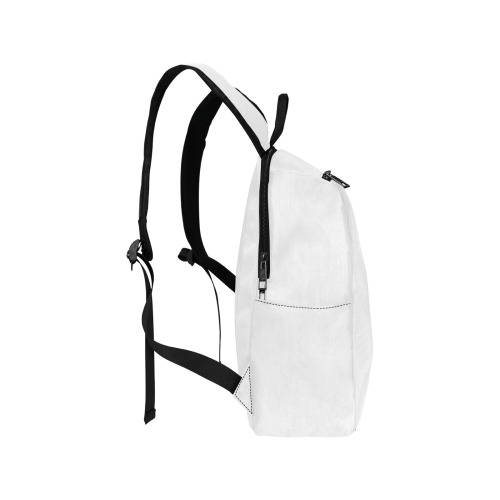 WHITE Lightweight Casual Backpack (Model 1730)