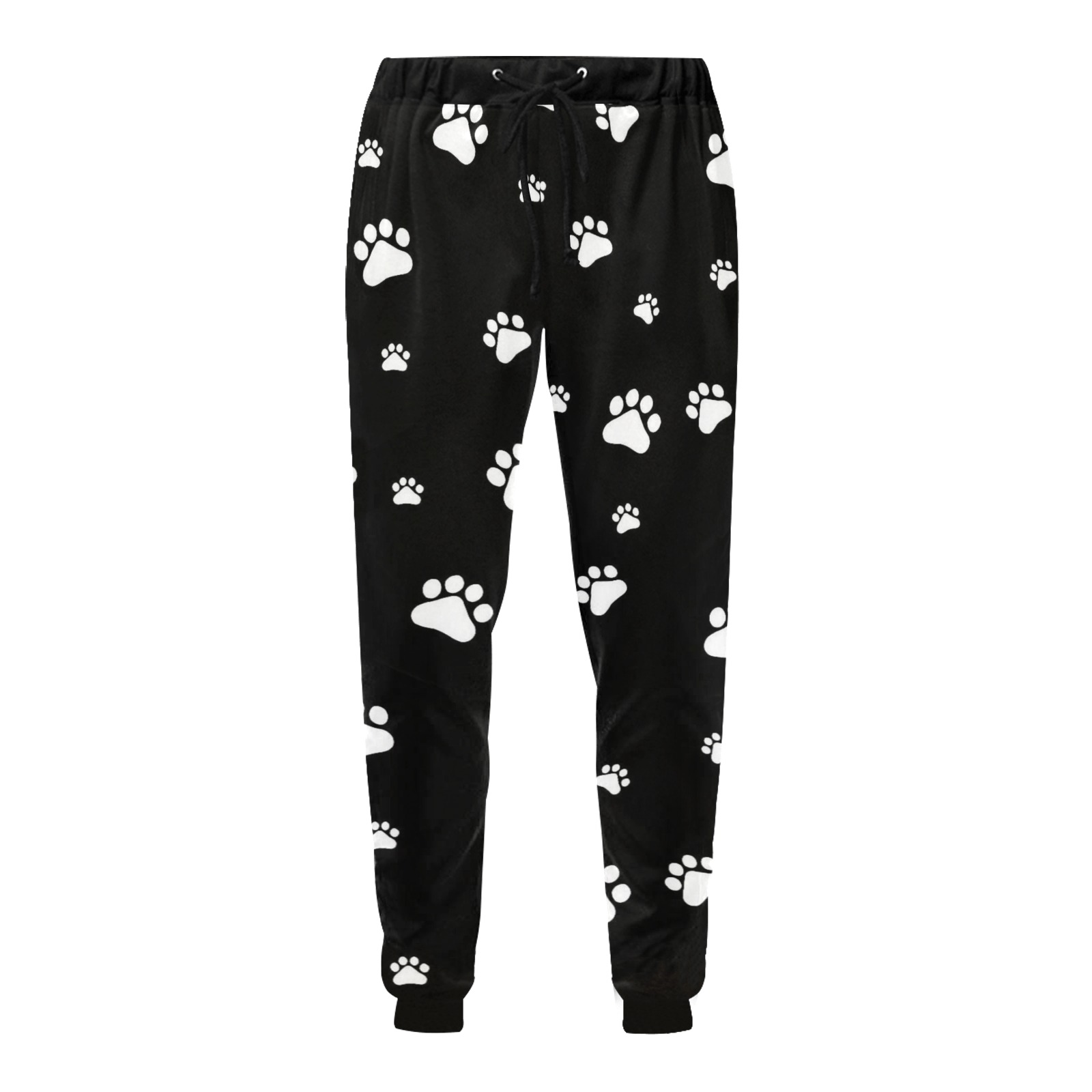 Puppy Paws Black by Fetishworld Men's All Over Print Sweatpants (Model L11)