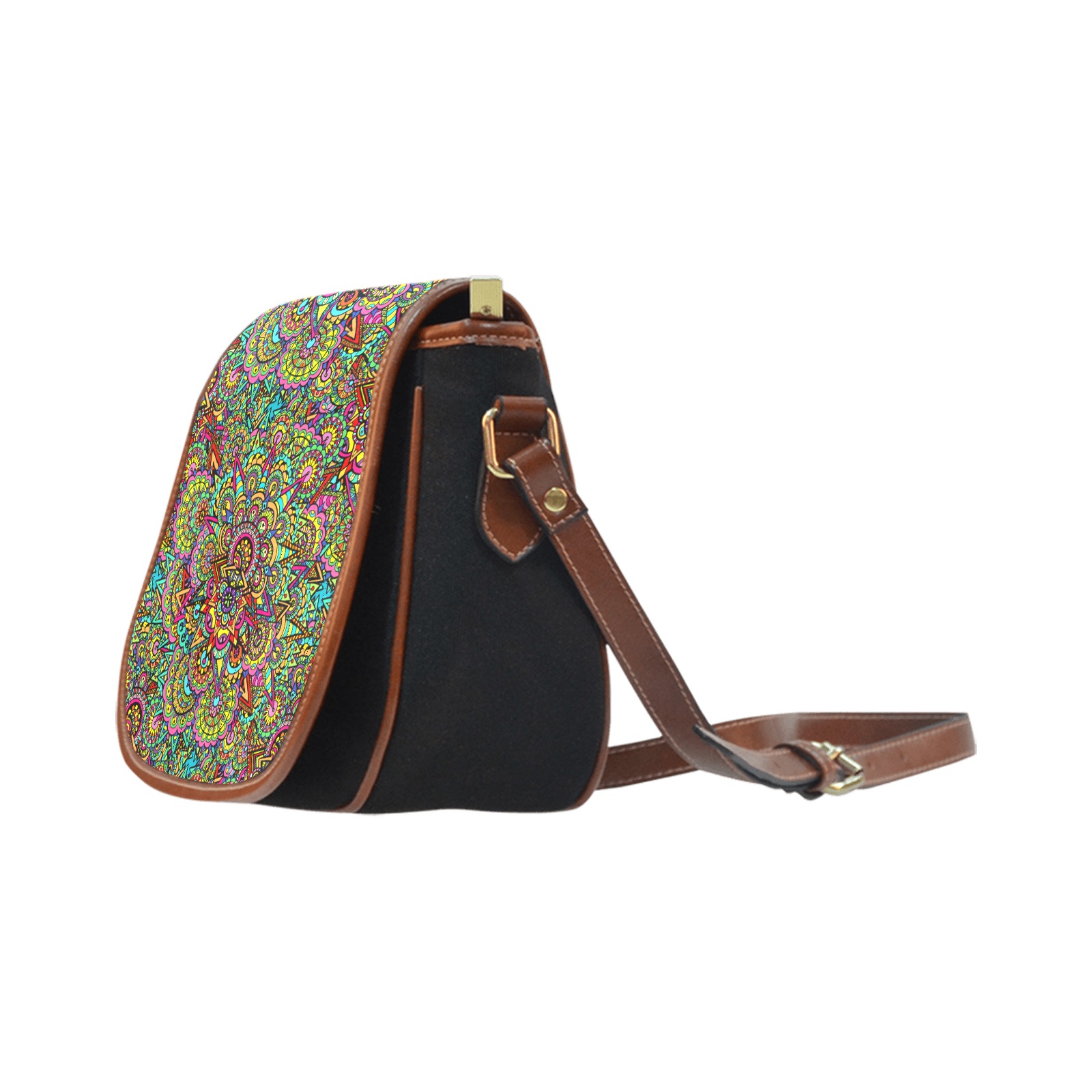 Psychic Celebration Saddle Bag/Small (Model 1649)(Flap Customization)