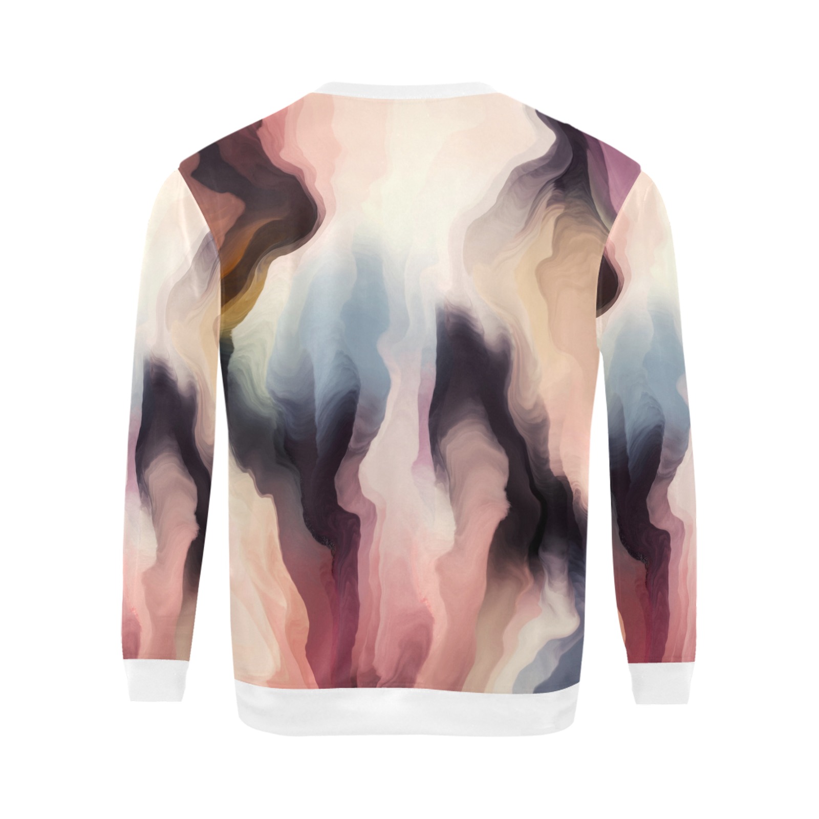 Digital liquid painting 23 All Over Print Crewneck Sweatshirt for Men (Model H18)