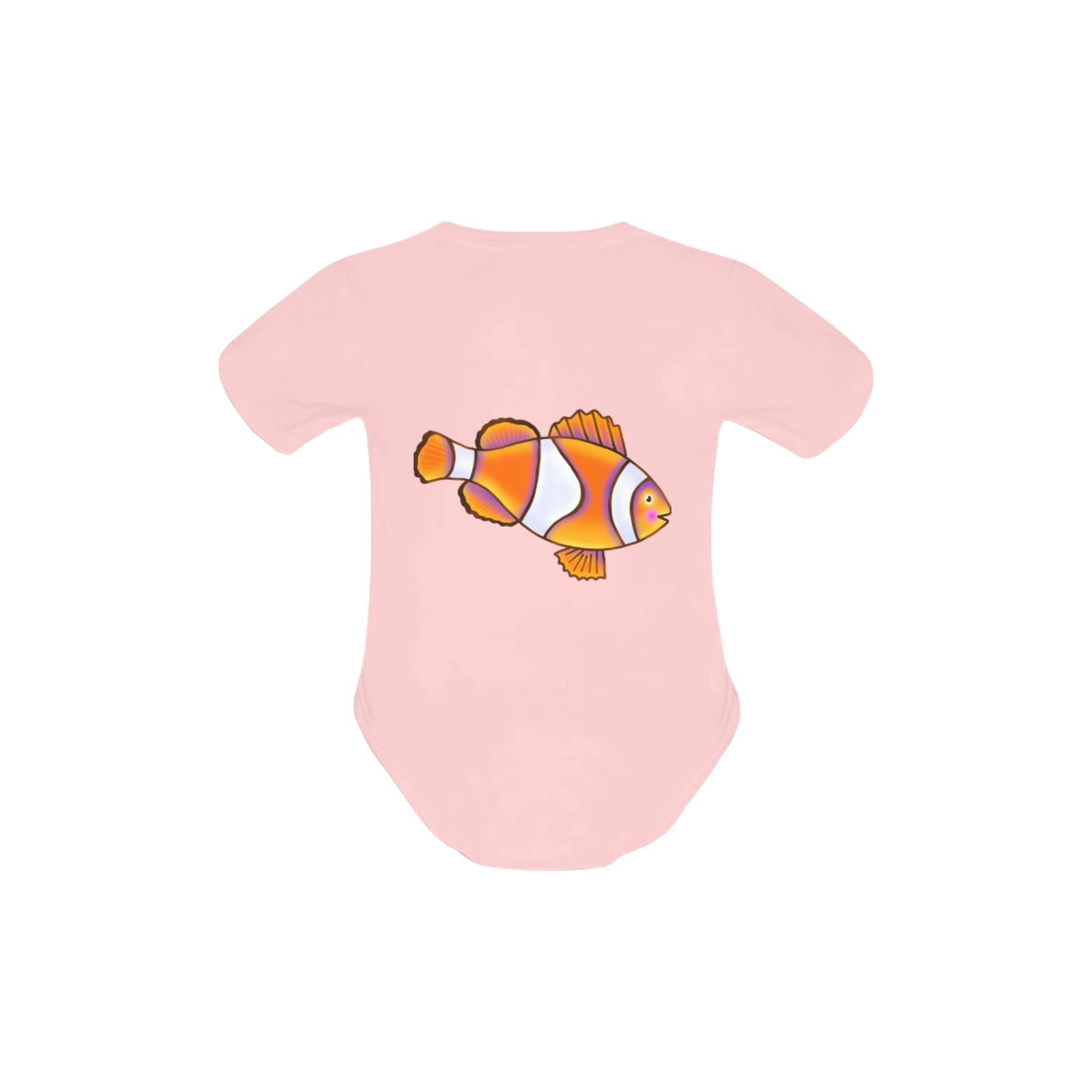 Clownfish Baby Powder Organic Short Sleeve One Piece (Model T28)