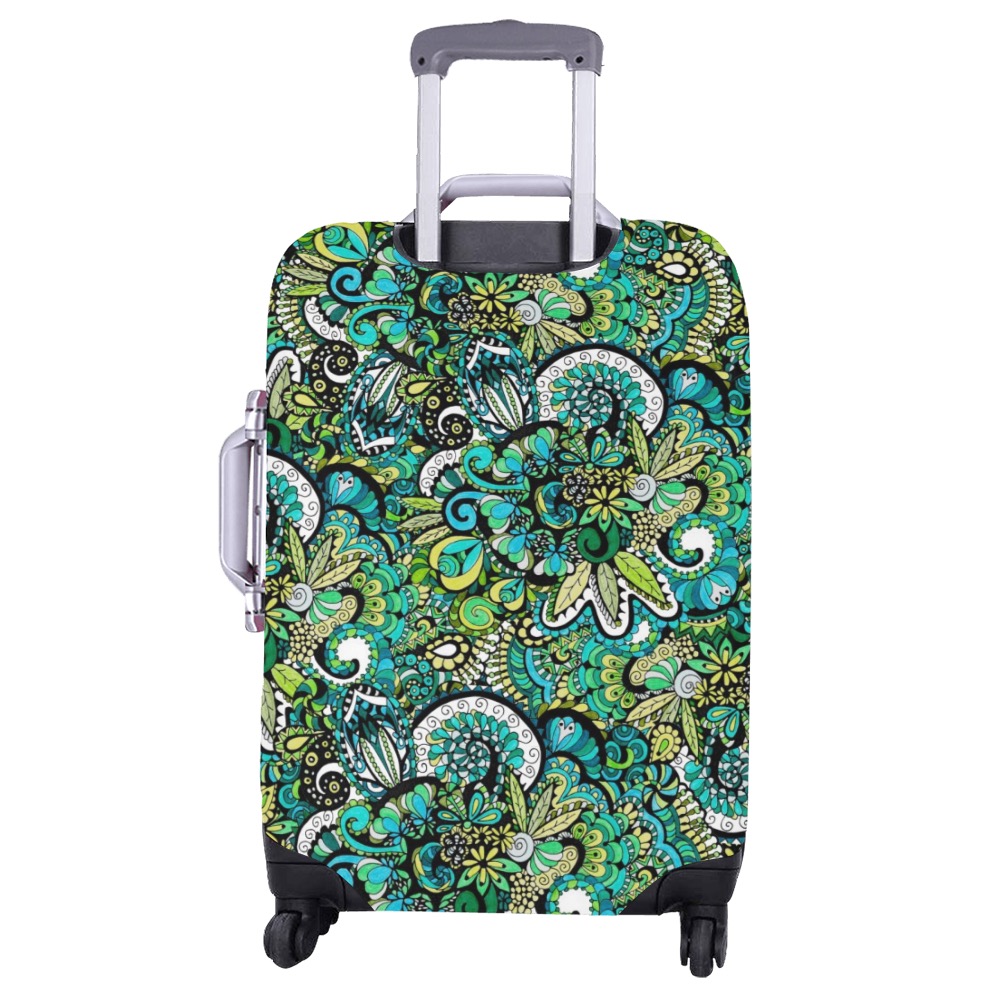 Tropical Illusion Luggage Cover/Large 26"-28"