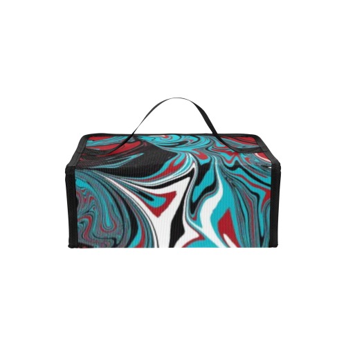 Dark Wave of Colors Portable Lunch Bag (Model 1727)