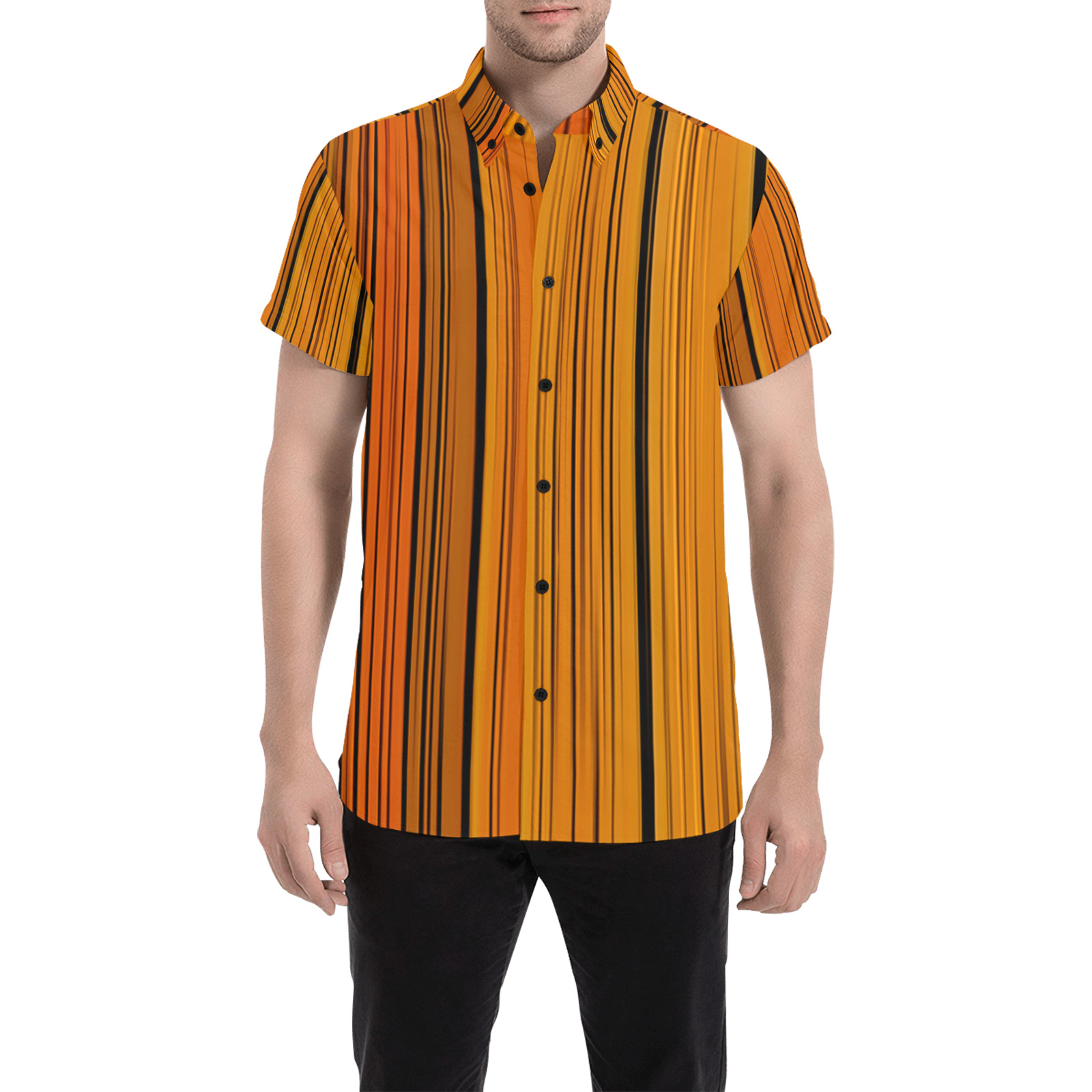 Butterfly Colors Men's All Over Print Short Sleeve Shirt (Model T53)