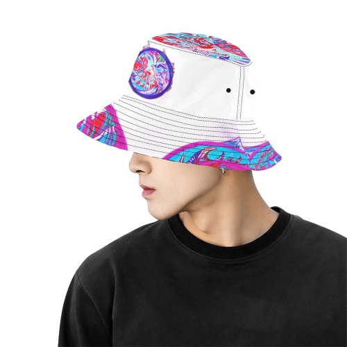 Soul Eyes Bucket Hat All Over Print Bucket Hat for Men