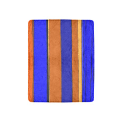 Abstract Blue And Orange 930 Ultra-Soft Micro Fleece Blanket 30''x40''