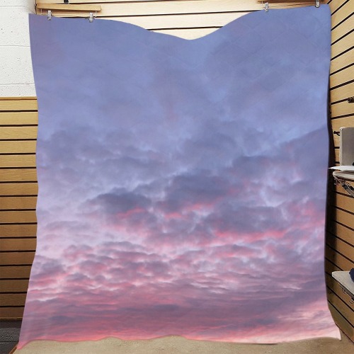 Morning Purple Sunrise Collection Quilt 70"x80"