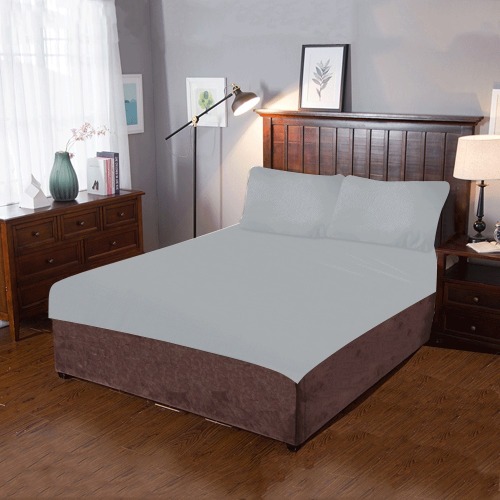Stratocumulus gray 3-Piece Bedding Set