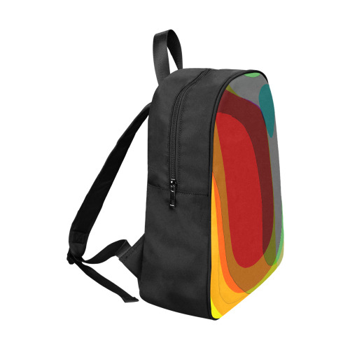 Colorful Abstract 118 Fabric School Backpack (Model 1682) (Large)