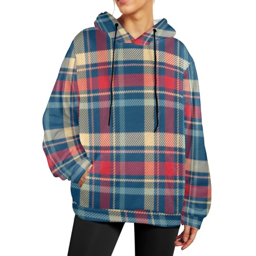 Tan & Blue Red Flannel