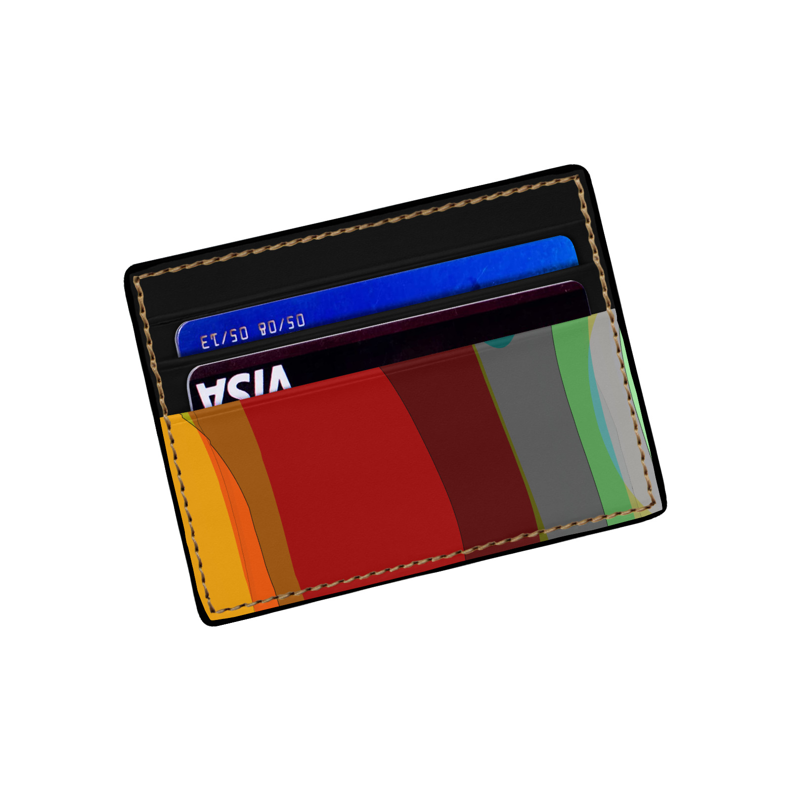 Colorful Abstract 118 Card Holder