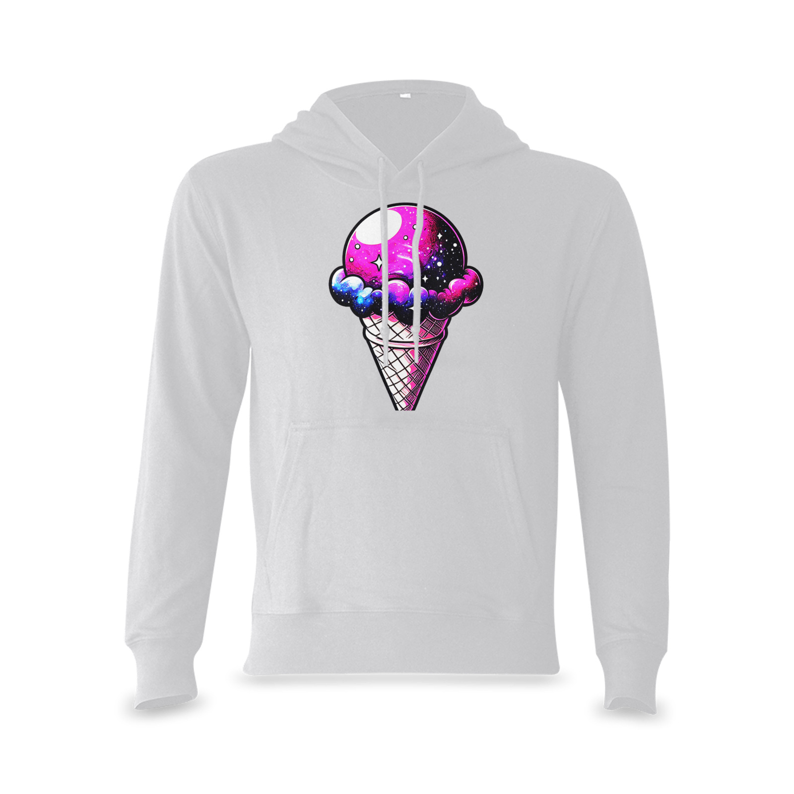 Space Cream Cone Oceanus Hoodie Sweatshirt (NEW) (Model H03)