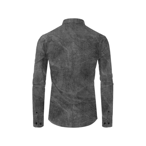 Leather Dark Light by Artdream Men's All Over Print Casual Dress Shirt (Model T61)