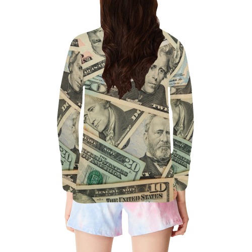 US PAPER CURRENCY Kids' All Over Print Pajama Top