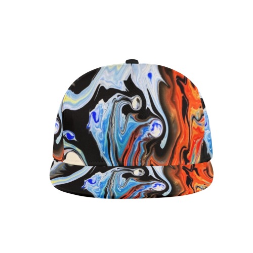 Painted All Over Print Snapback Hat