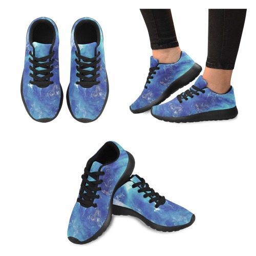 Encre Bleu Photo Women’s Running Shoes (Model 020)