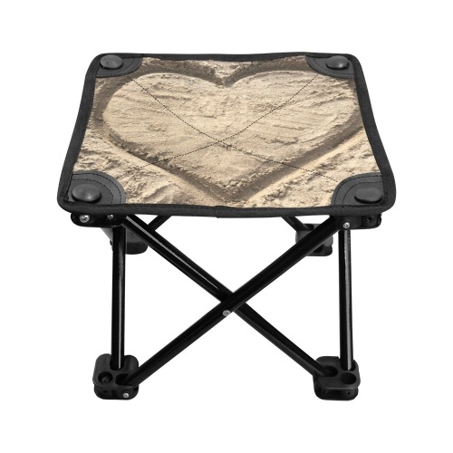 Love in the Sand Collection Folding Fishing Stool