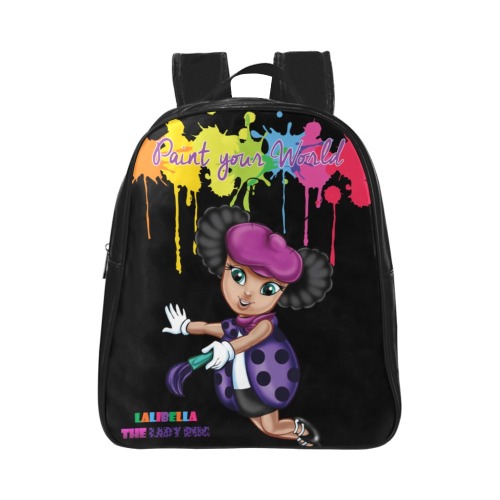 Lalibella "Paint Your World" Backpack School Backpack (Model 1601)(Small)