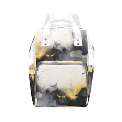 Multi-Function Diaper Backpack/Diaper Bag Abstract art v1 Multi-Function Diaper Backpack/Diaper Bag (Model 1688)