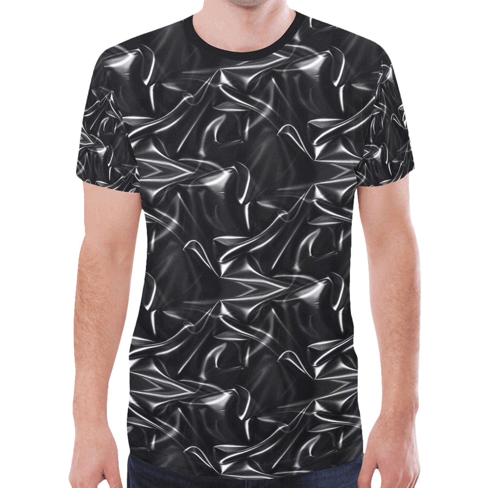 Dark Wet Look by Nico Bielow New All Over Print T-shirt for Men (Model T45)