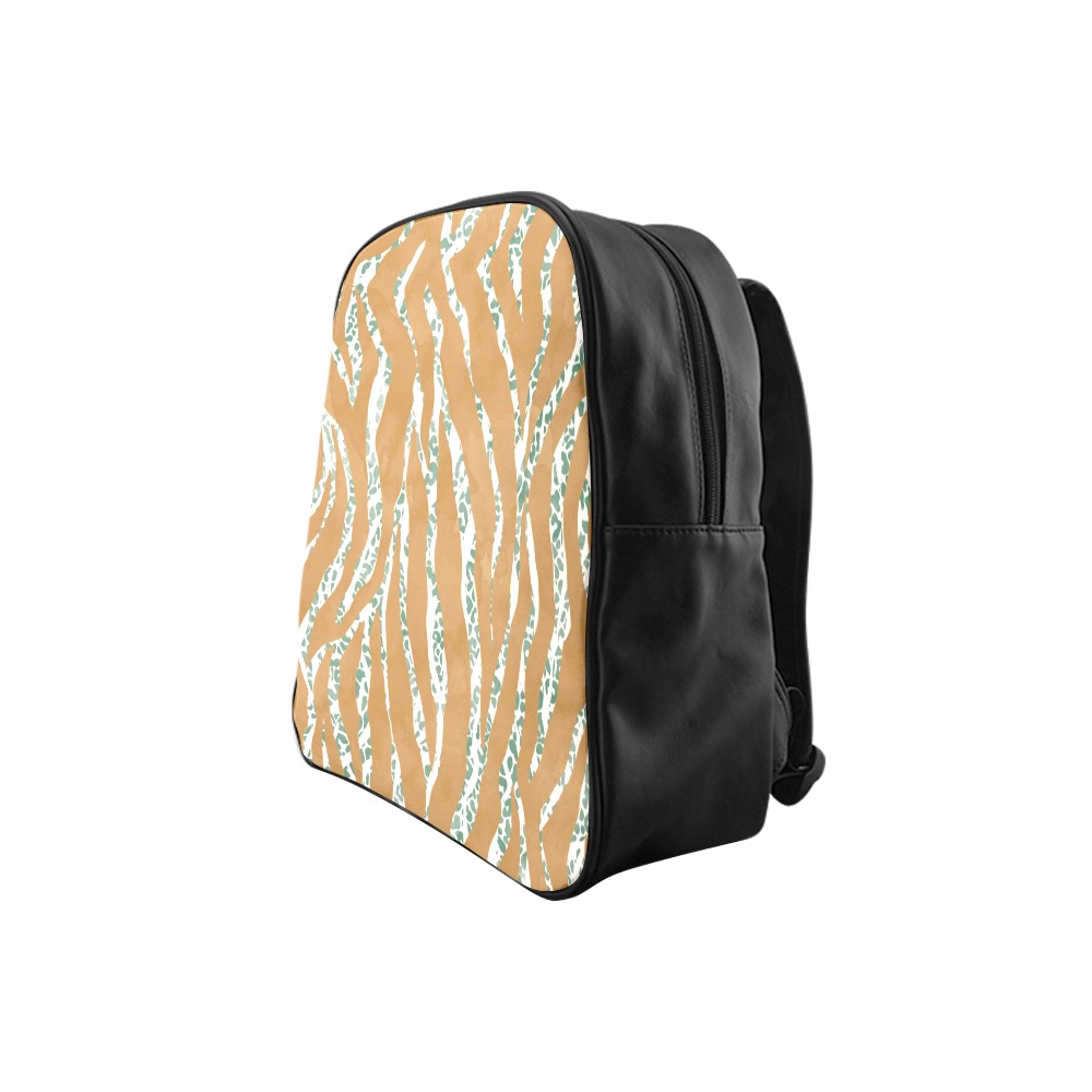 0085-WILD SKIN ANIMAL F School Backpack (Model 1601)(Small)