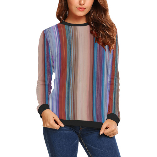 Altered Colours 1537 All Over Print Crewneck Sweatshirt for Women (Model H18)