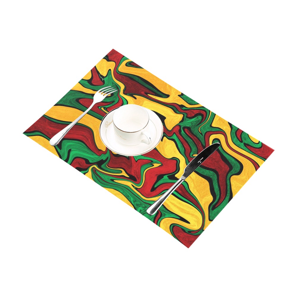 rasta Placemat 12’’ x 18’’ (Set of 4)