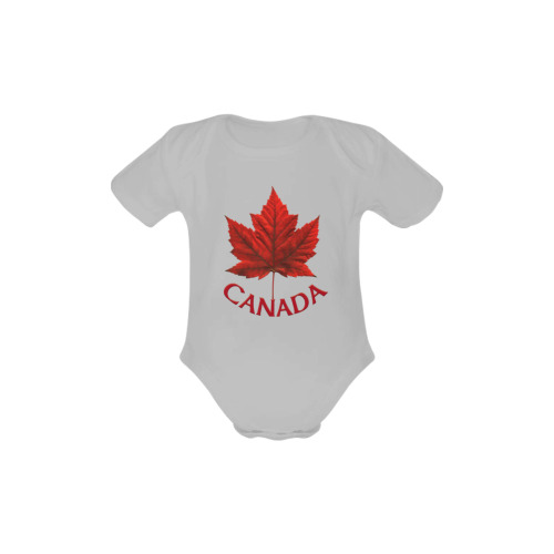 Baby Canada Baby Powder Organic Short Sleeve One Piece (Model T28)