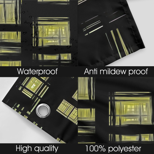 Contemporary Shower Curtain 69"x70"