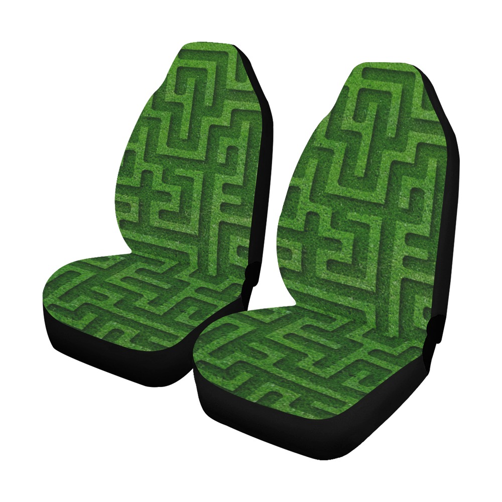 Green Maze Car Seat Covers (Set of 2)