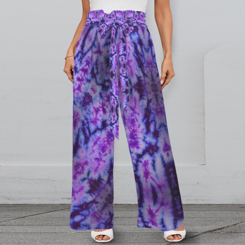 tie dye in shades of blue and purple