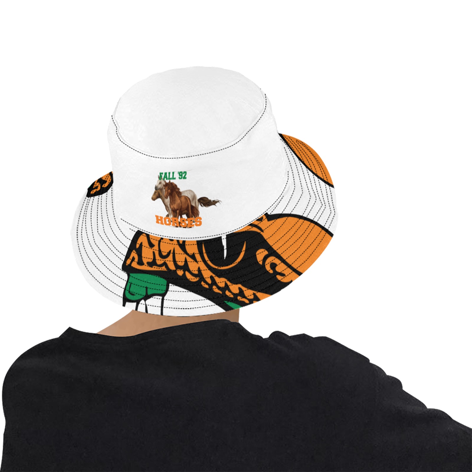 Gerald Gray M100 Bucket White Unisex Summer Bucket Hat