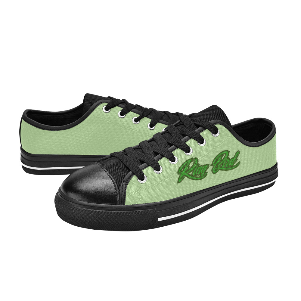 GREEN Men's Classic Canvas Shoes (Model 018)