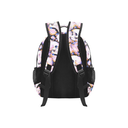 Psychedelic Pink Skull Multifunctional Backpack (Model 1731)